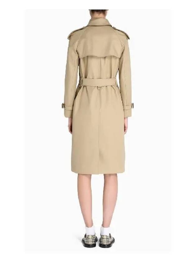 Burberry Gabardine Trench Coat Beige