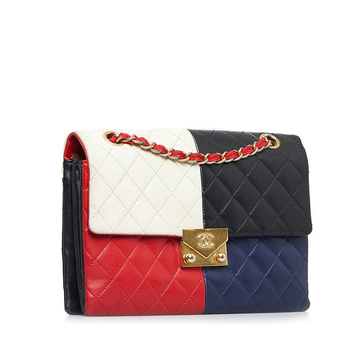 Top Quality Chanel Cruises Cocomark Interlocg Chain houlder Bag 401368 Multicolor Gold Leather  CHANEL