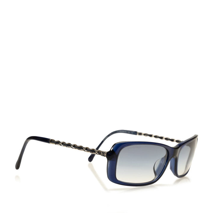 Top Quality Chanel Cocomark un Glasses Blue Silver  Lady Chanel