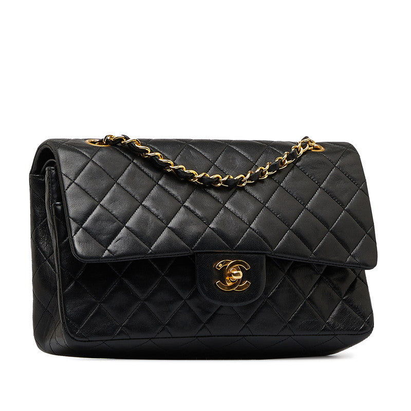 Top Quality Chanel Matrace 25 Double Flap Chain houlder Bag Black   Chanel
