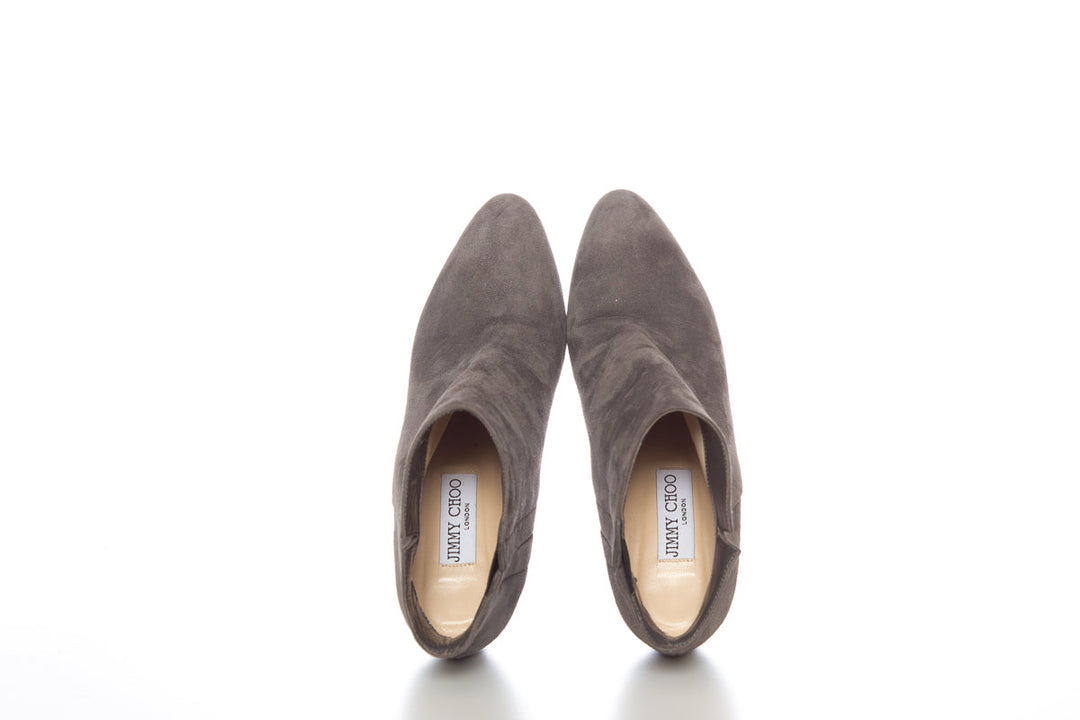 Jimmy Choo Gray Booties SZ 37.5