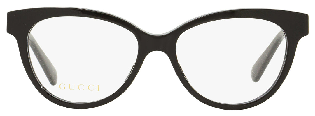 Gucci Women's Oval Eyeglasses GG0373O 001 Black 52mm