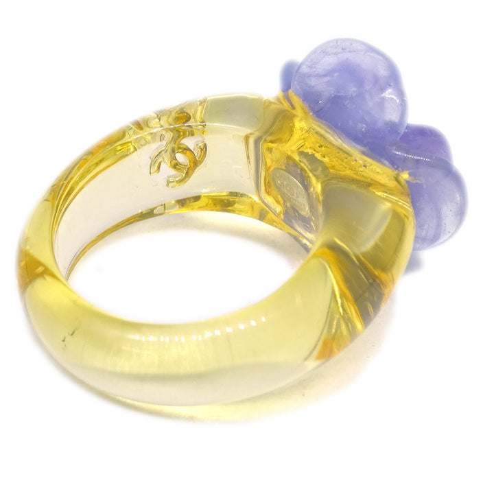 Top Quality Chanel Flower Ring Yellow #13 #53 01P