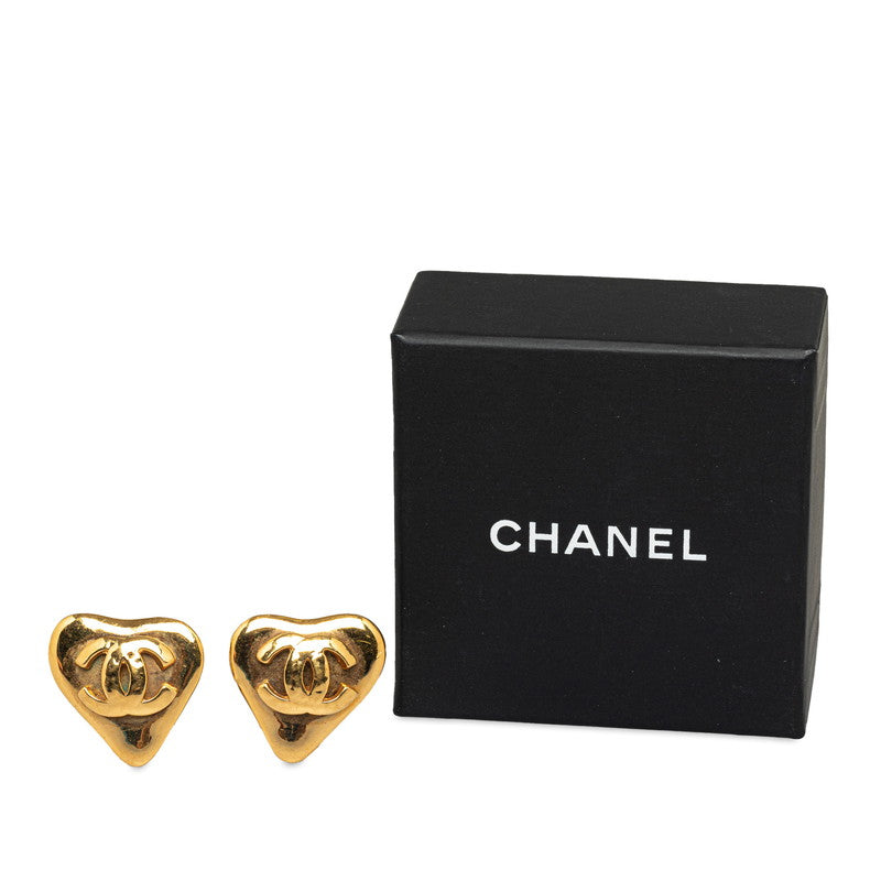 Top Quality Chanel COCOMARK HEART EARLING GOLD MECKING LADY CHANEL