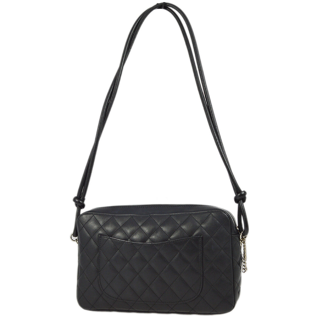 Top Quality Chanel Black Calfskin Cambon Ligne Camera Bag Large