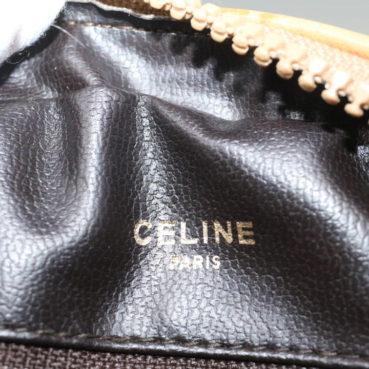 Celine Macadam Canvas Shoulder Bag Beige  54135