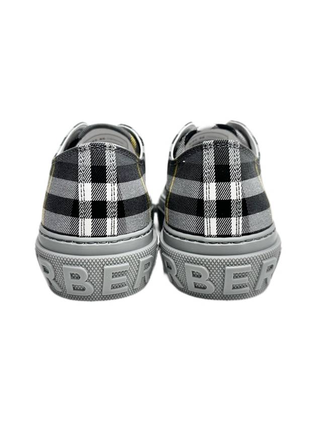 Top Quality Burberry Vintage Check Cotton Low Top Sneakers Grey