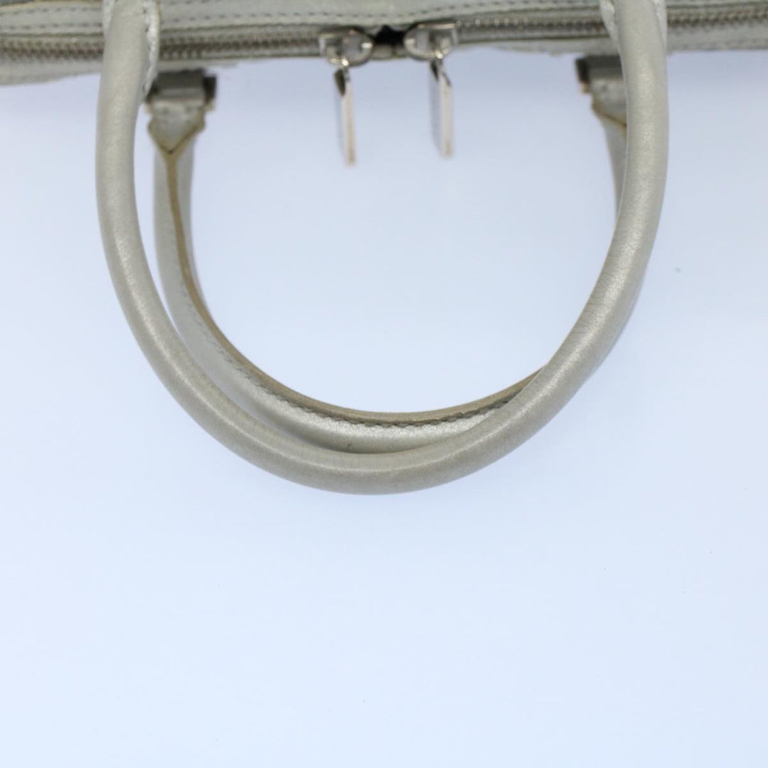Celine C Macadam Canvas Hand Bag Light Blue  54505
