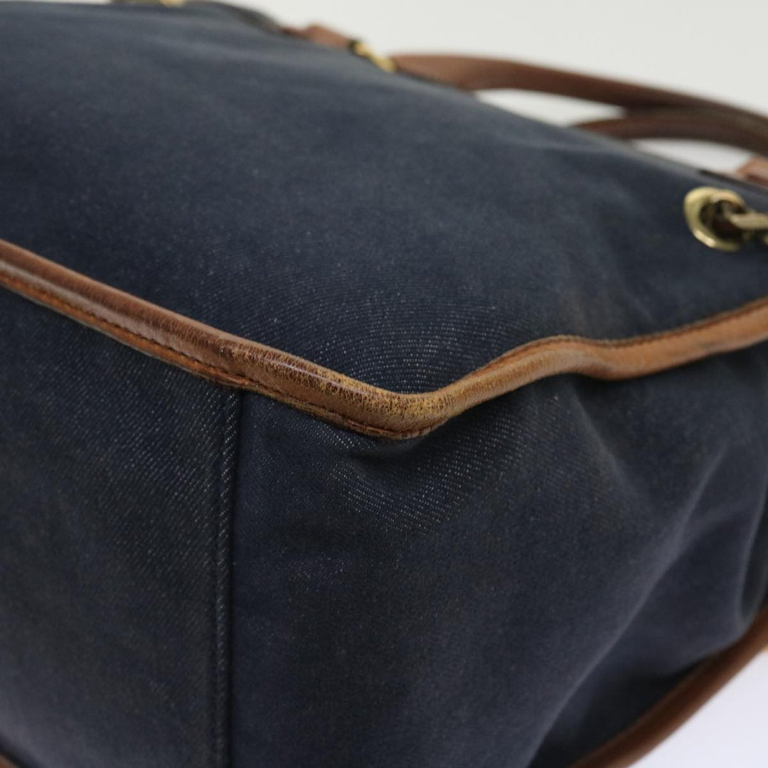 Chloe Harley Hand Bag Denim Navy 54745