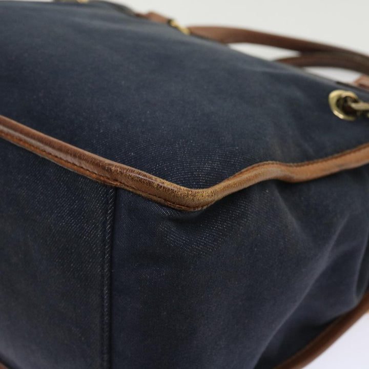 Chloe Harley Hand Bag Denim Navy 54745