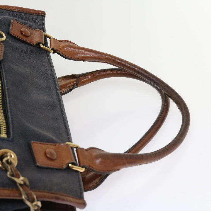 Chloe Harley Hand Bag Denim Navy 54745