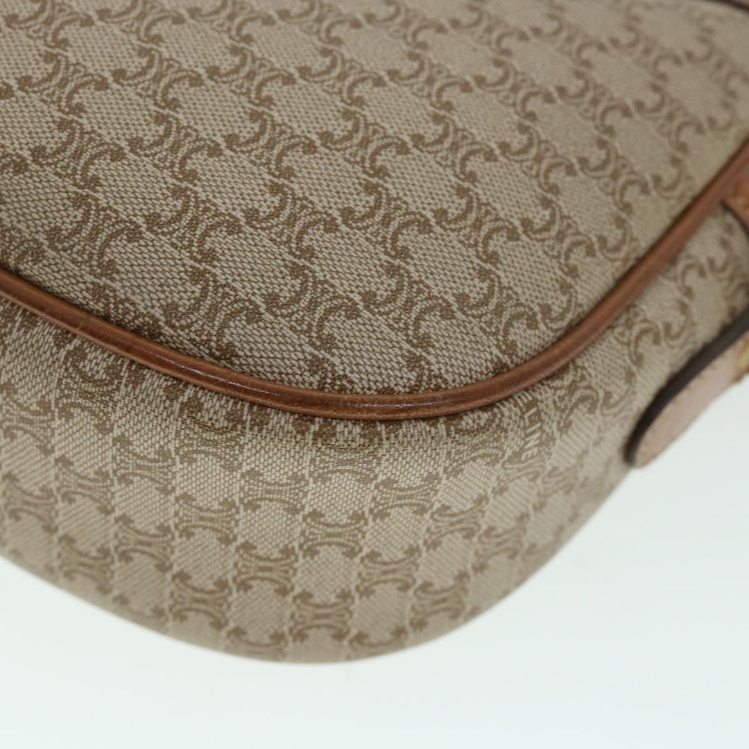Celine Macadam Canvas Shoulder Bag Beige  54801