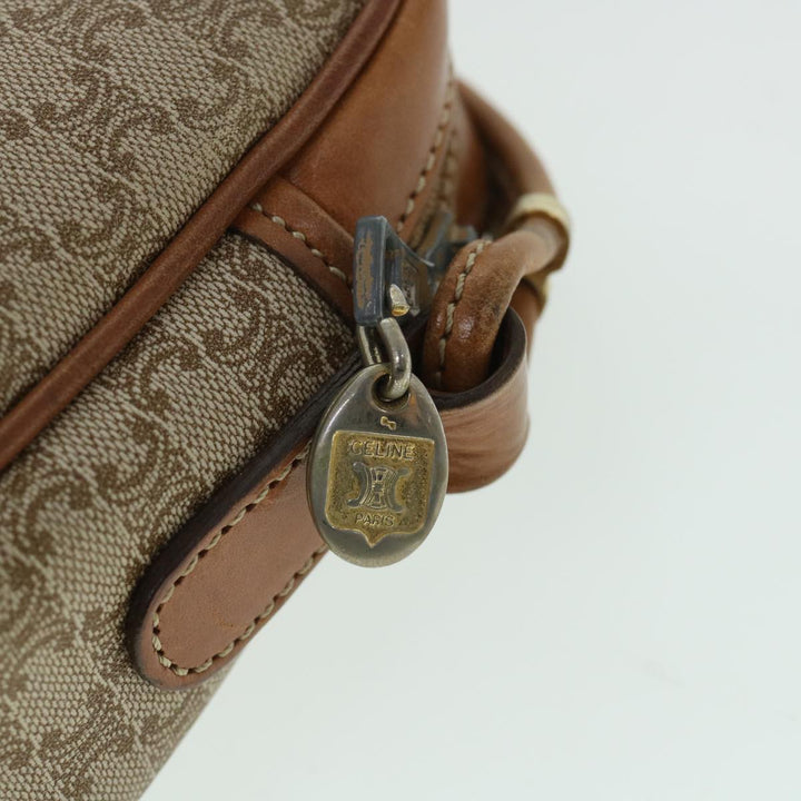 Celine Macadam Canvas Shoulder Bag Beige  54801