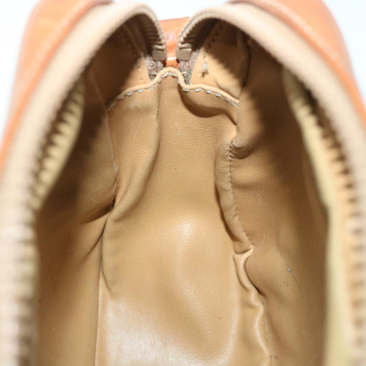 Celine Macadam Canvas Shoulder Bag Beige  54801