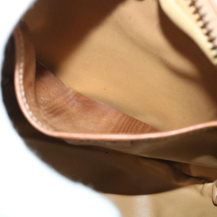 Celine Macadam Canvas Shoulder Bag Beige  54801