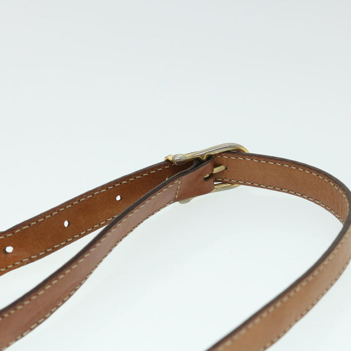 Celine Macadam Canvas Shoulder Bag Beige  54801