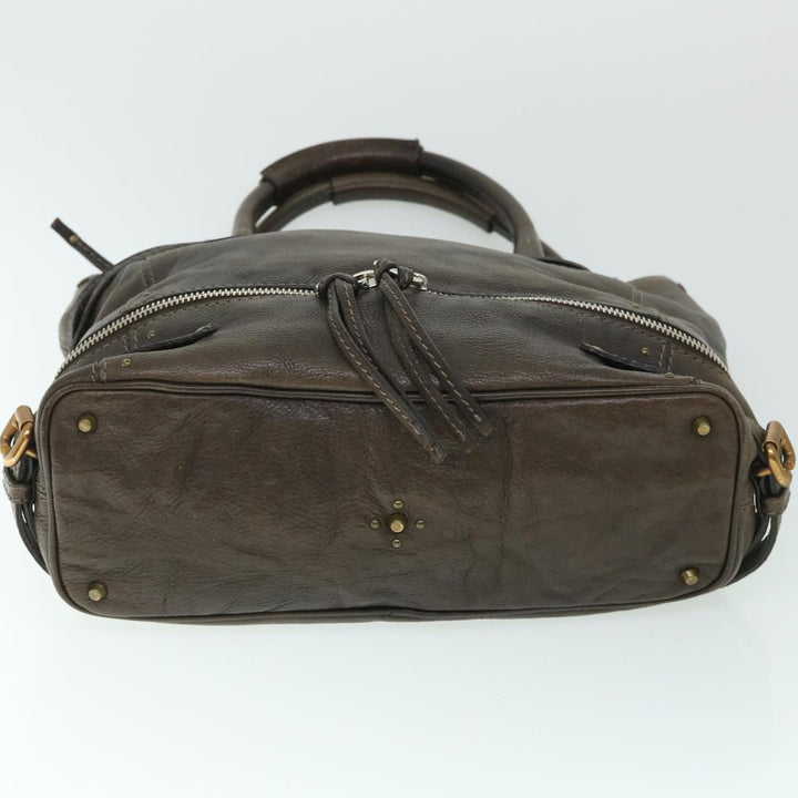 Chloe Paddington Shoulder Bag Leather Brown 54863