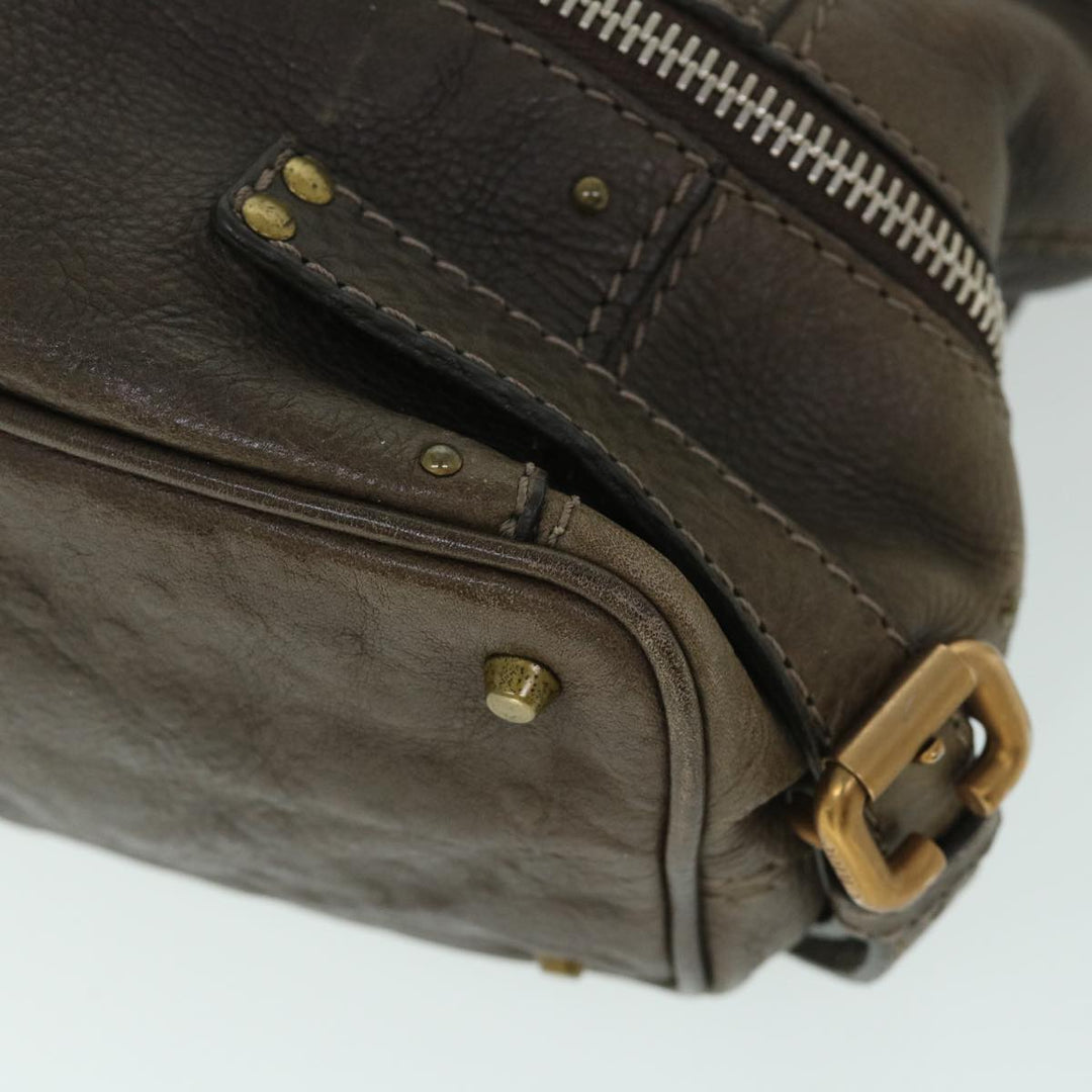Chloe Paddington Shoulder Bag Leather Brown 54863