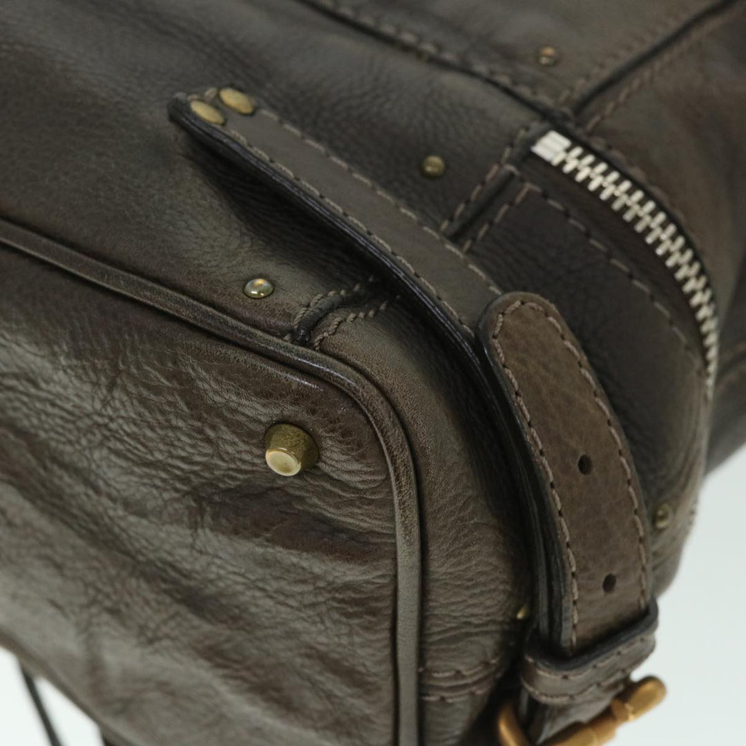Chloe Paddington Shoulder Bag Leather Brown 54863