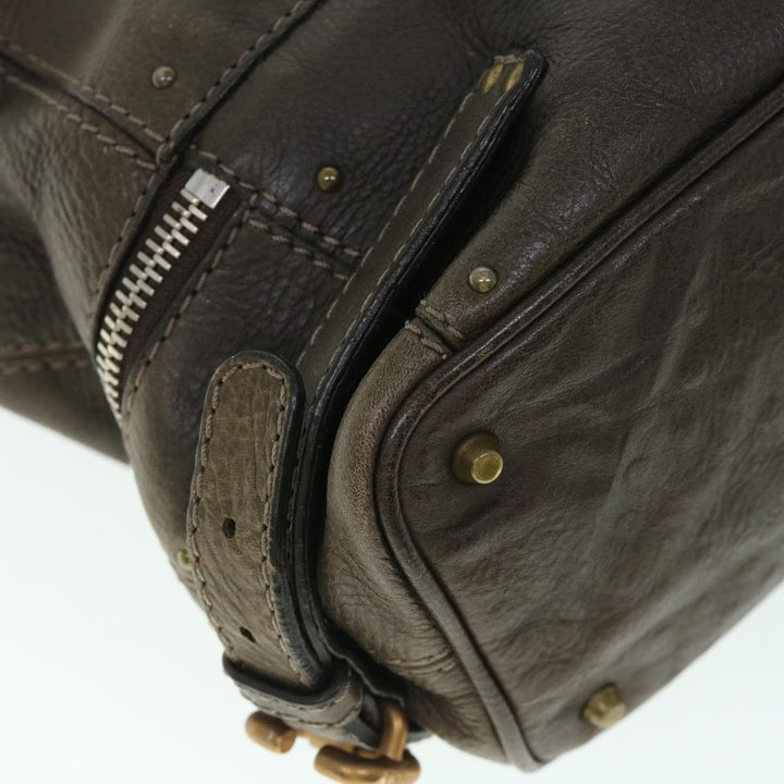 Chloe Paddington Shoulder Bag Leather Brown 54863