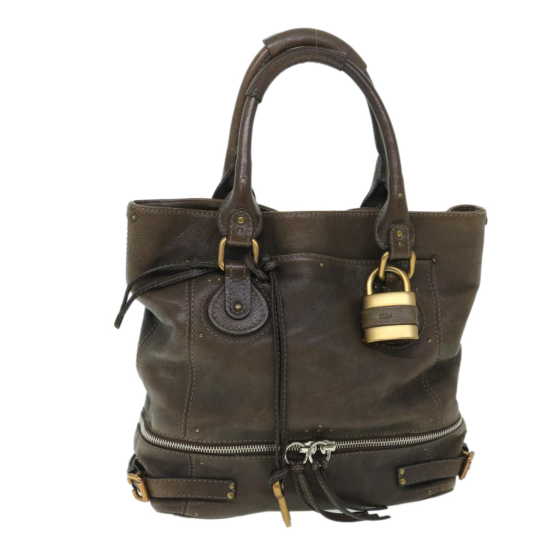 Chloe Paddington Shoulder Bag Leather Brown 54863