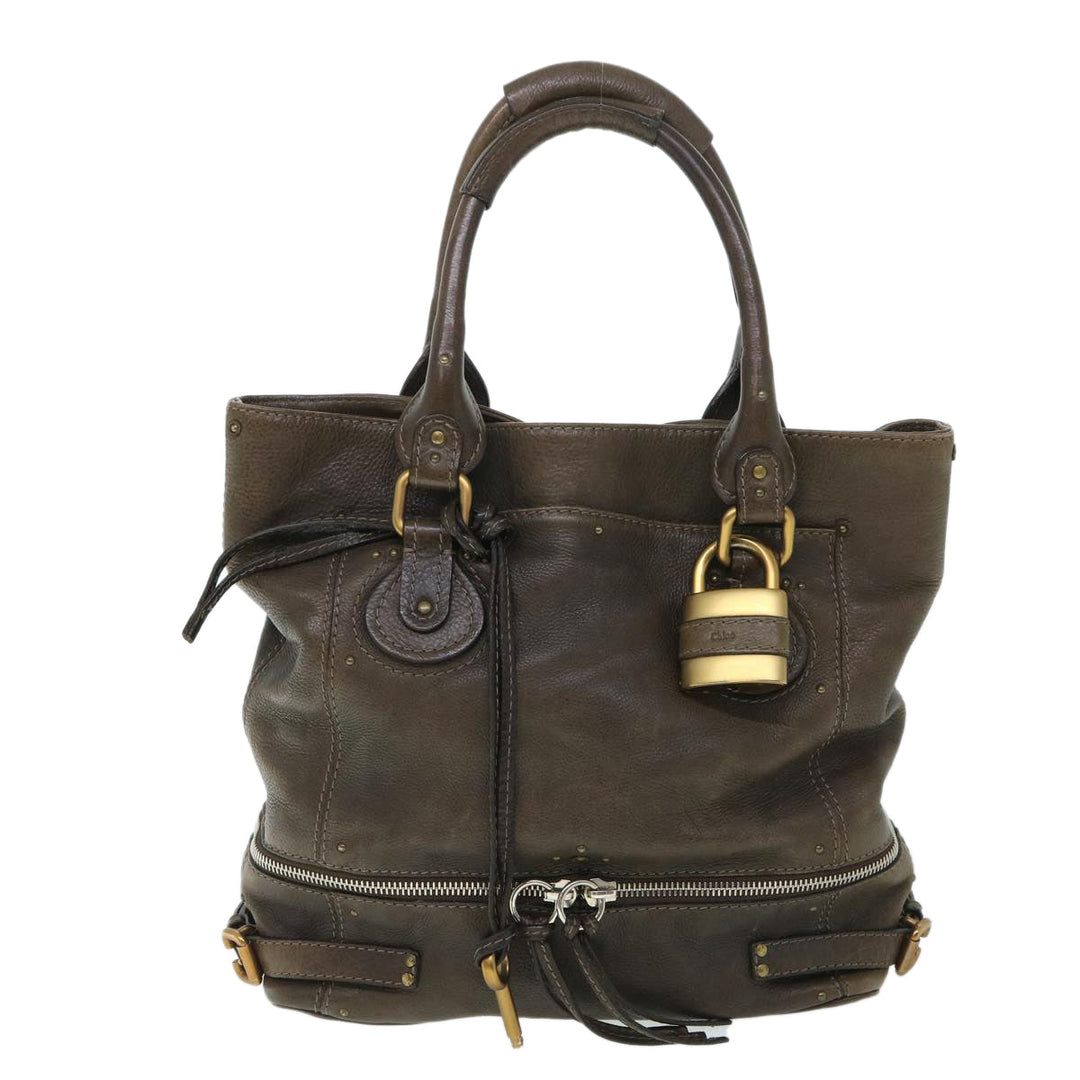 Chloe Paddington Shoulder Bag Leather Brown 54863