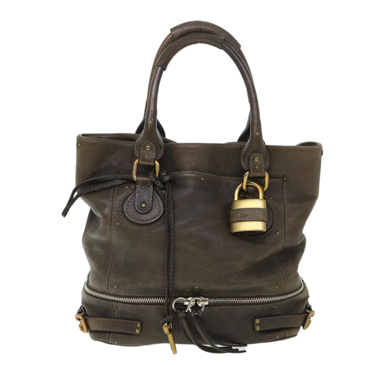 Chloe Paddington Shoulder Bag Leather Brown 54863