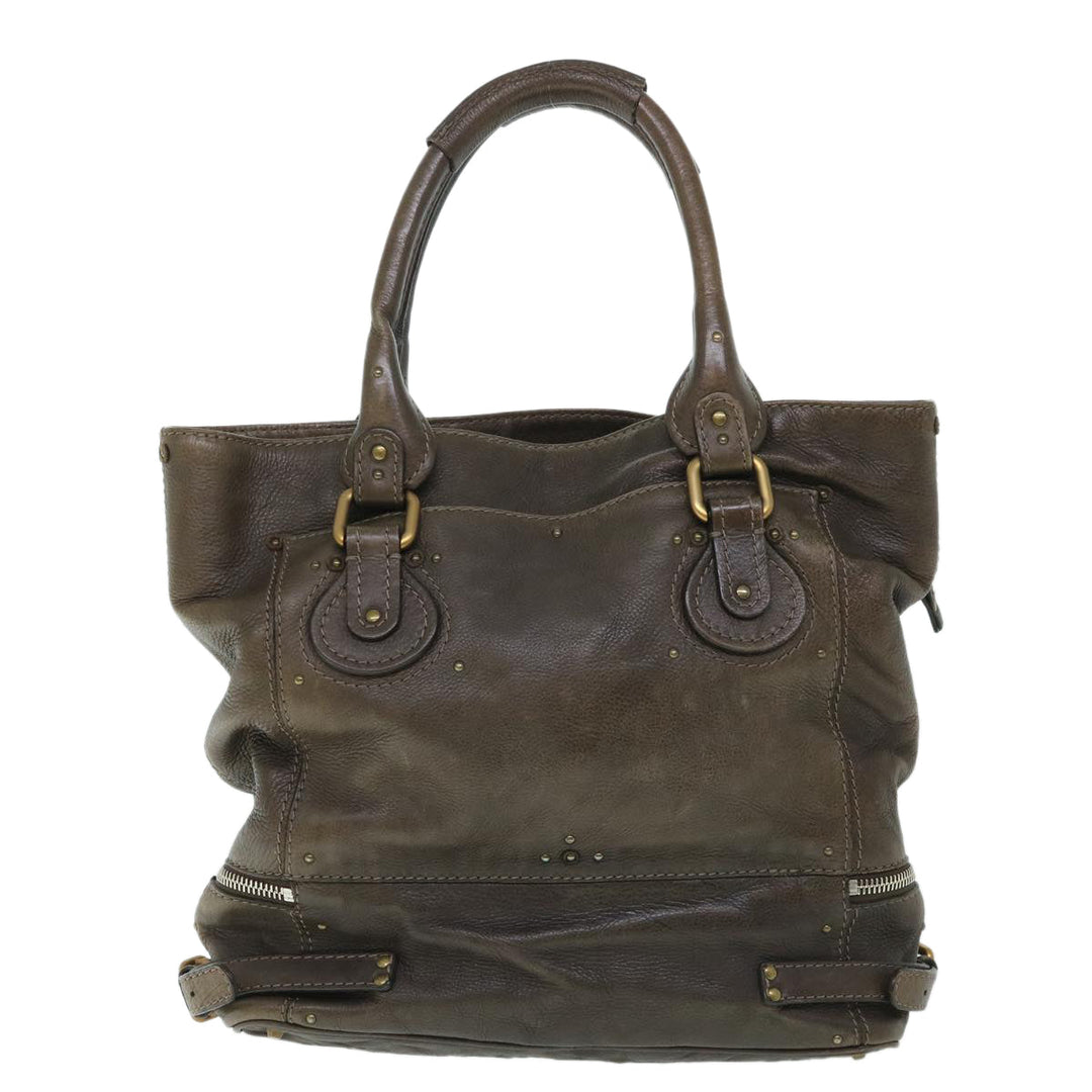 Chloe Paddington Shoulder Bag Leather Brown 54863