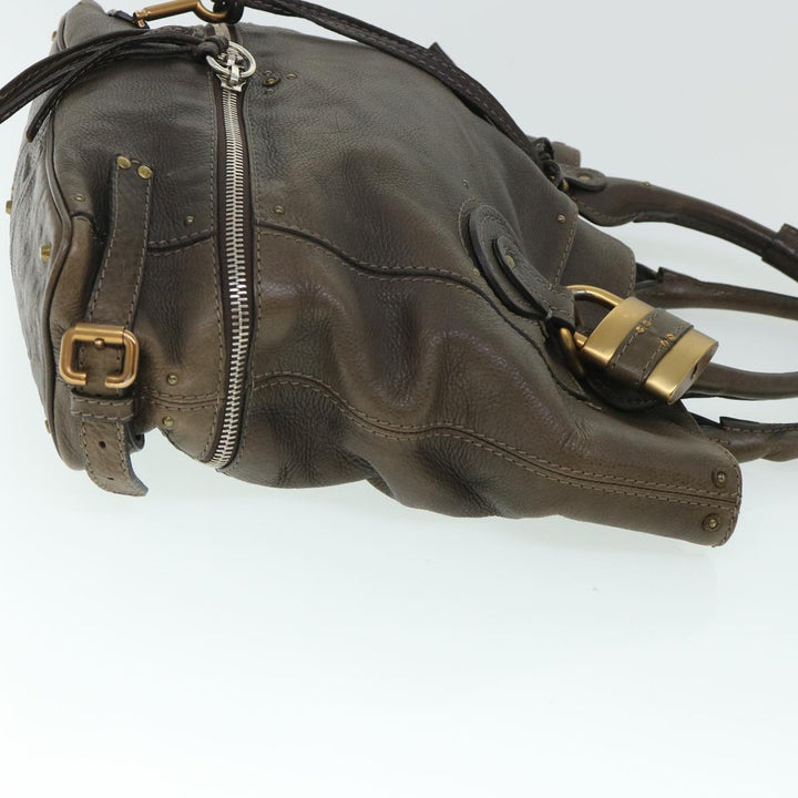Chloe Paddington Shoulder Bag Leather Brown 54863