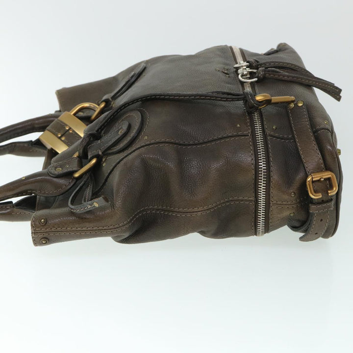 Chloe Paddington Shoulder Bag Leather Brown 54863
