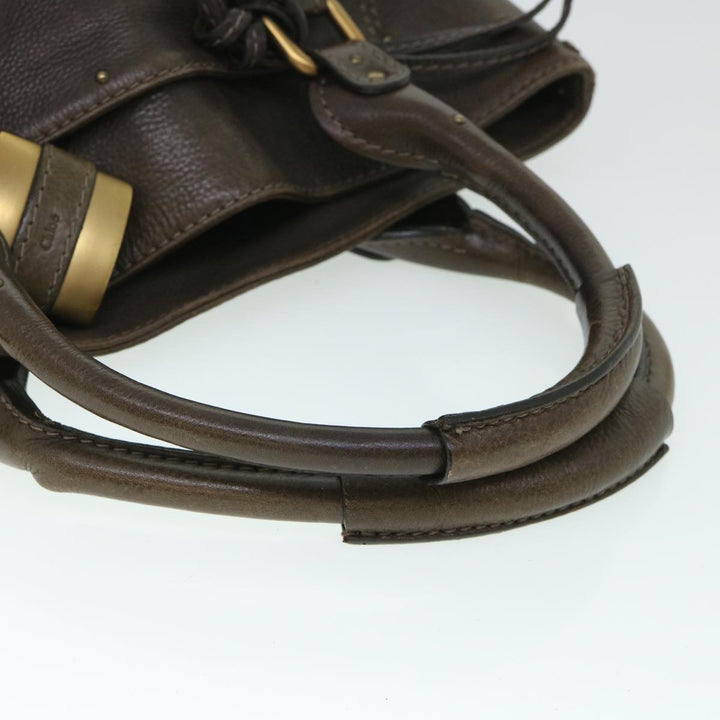 Chloe Paddington Shoulder Bag Leather Brown 54863