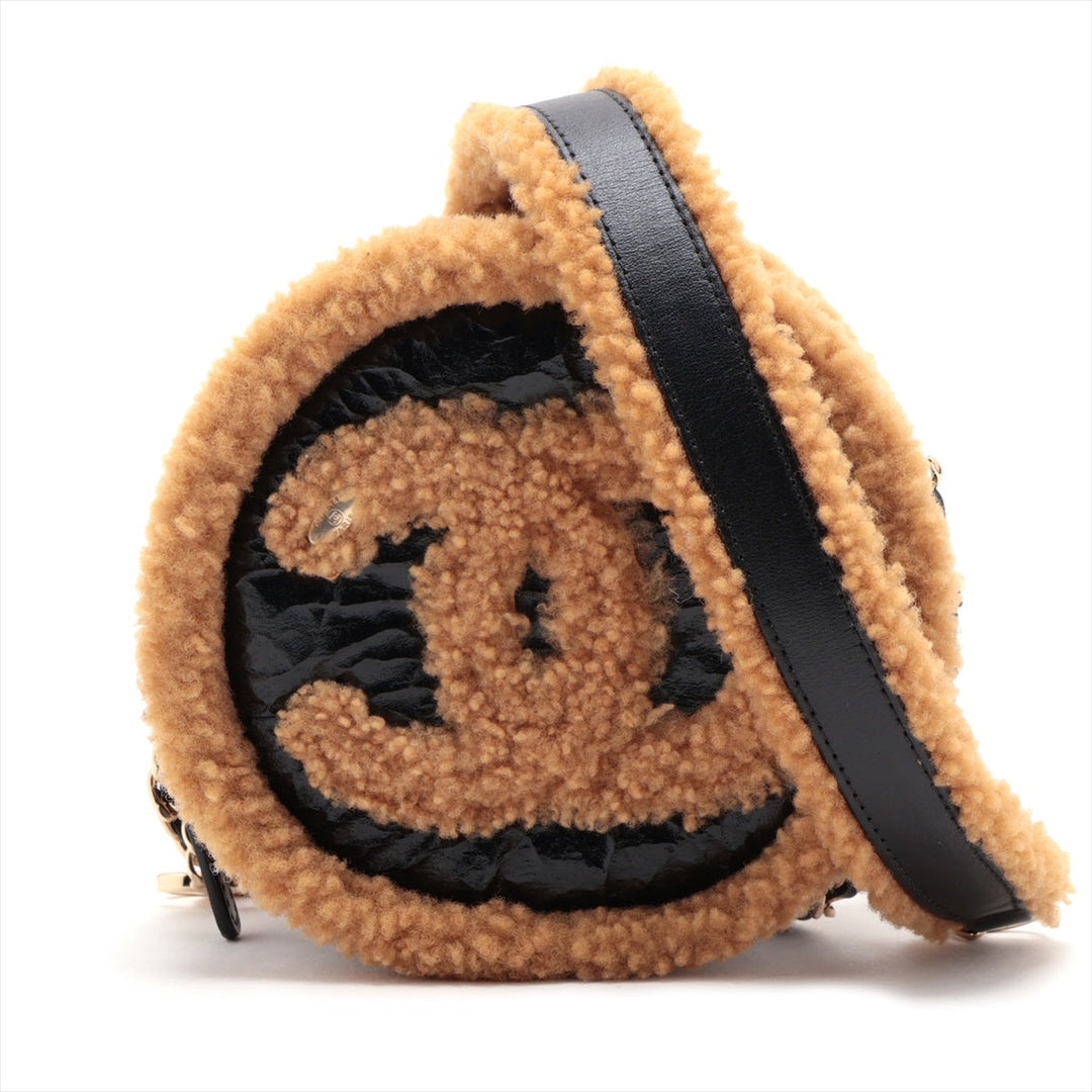 Top Quality Chanel Coco Boar Chain Shoulder Bag Black  Brown Gold  28th