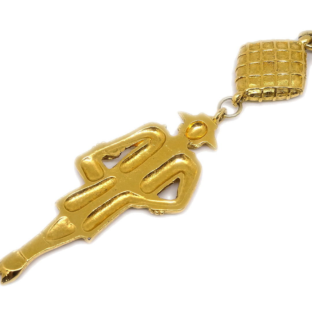 Top Quality Chanel Mademoiselle Chain Pendant Necklace Gold