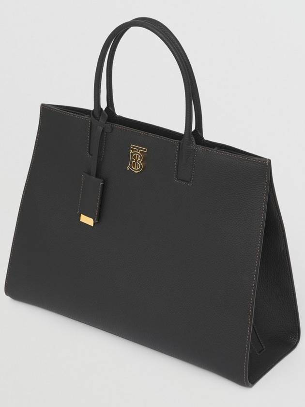 Burberry TB Logo Frances Medium Tote Bag Black