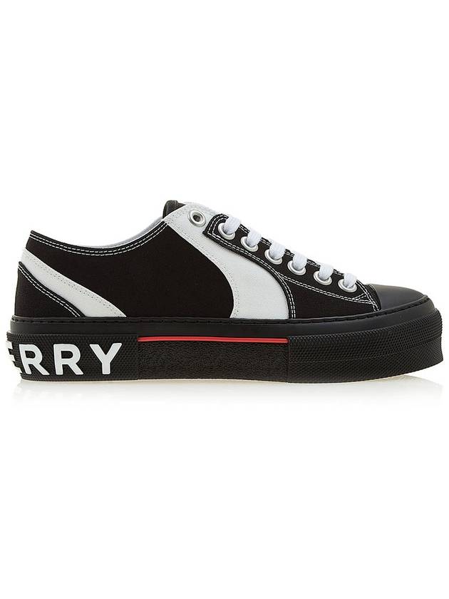 Burberry Color Block Logo Detail Low Top Sneakers Black