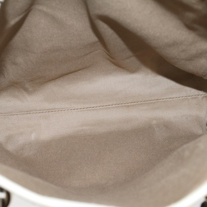 Celine Macadam Canvas Tote Bag Beige Auth 55082