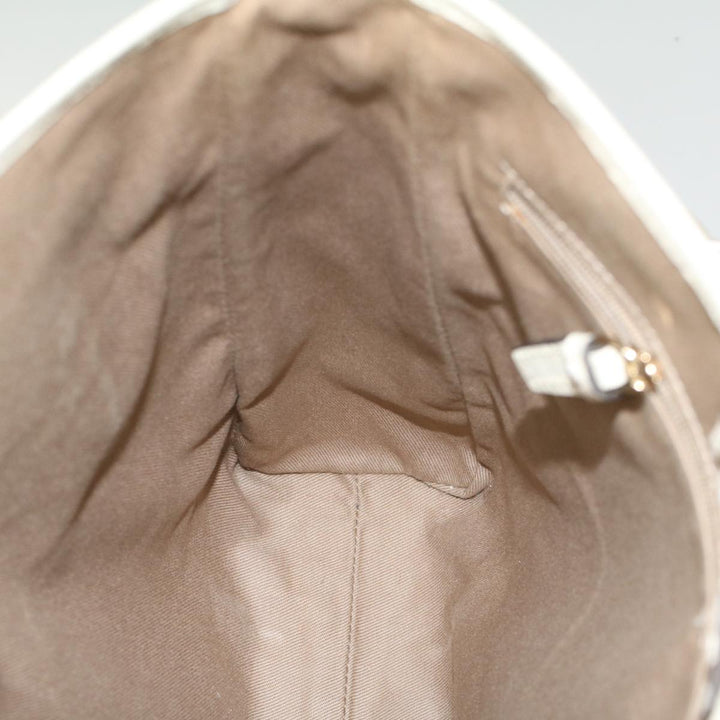 Celine Macadam Canvas Tote Bag Beige Auth 55082