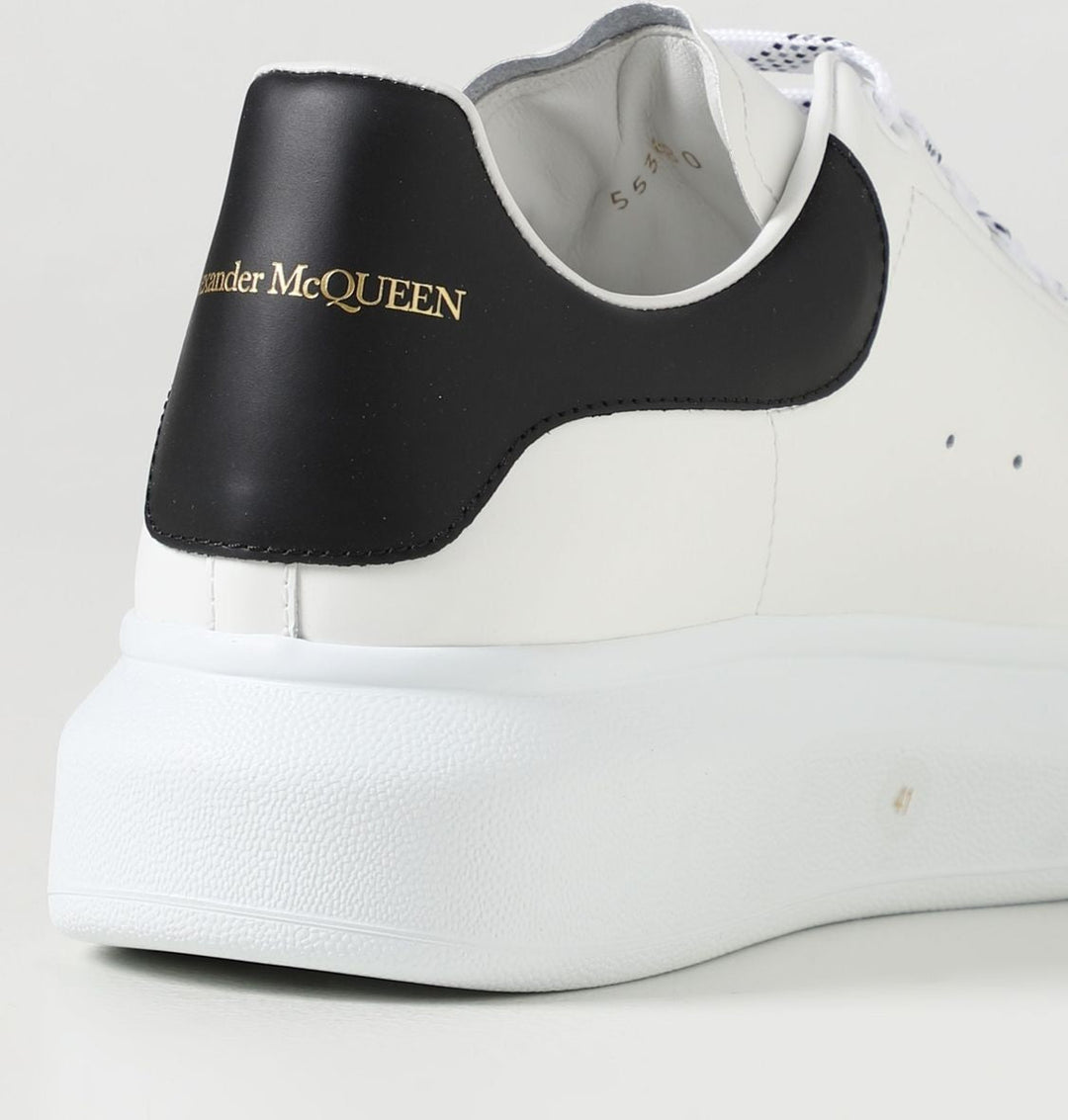 WHITE AND BLACK OVERSIZED SNEAKERS