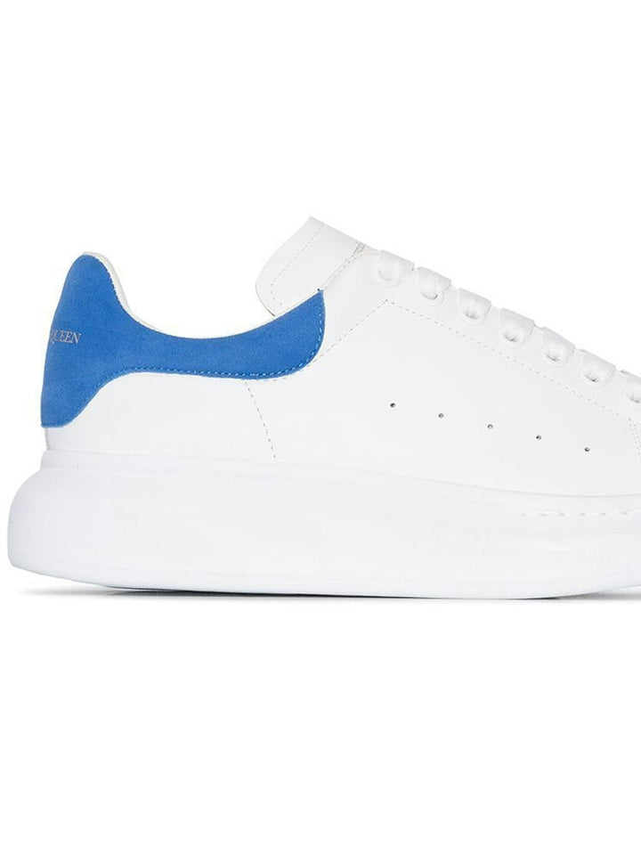 WHITE/BLUE OVERSIZE SNEAKERS