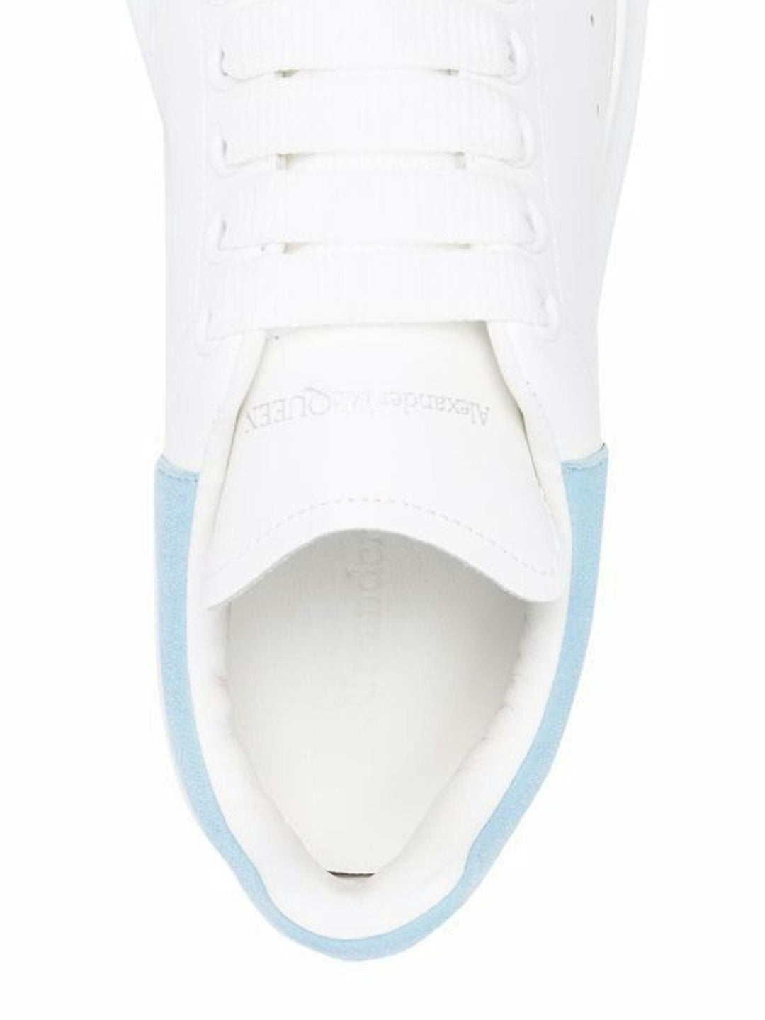 WHITE AND POWER BLUE OVERSIZED SNEAKERS