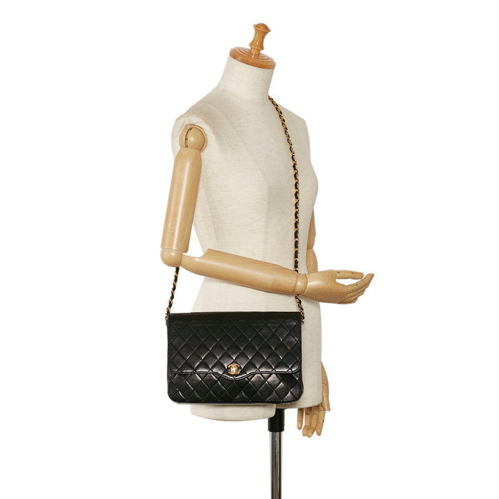 Top Quality Chanel Mattress ingle Chain Shoulder Bag Black Gold   Chanel