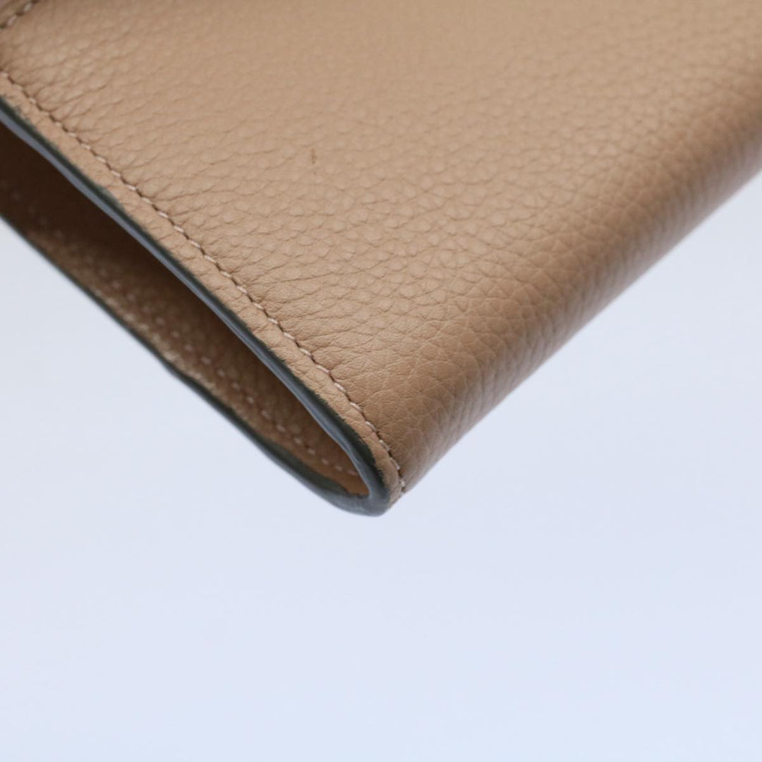 Chloe Long Wallet Leather Beige Pink 3P0171-H0Y 55677