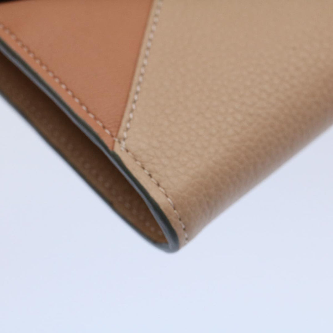 Chloe Long Wallet Leather Beige Pink 3P0171-H0Y 55677