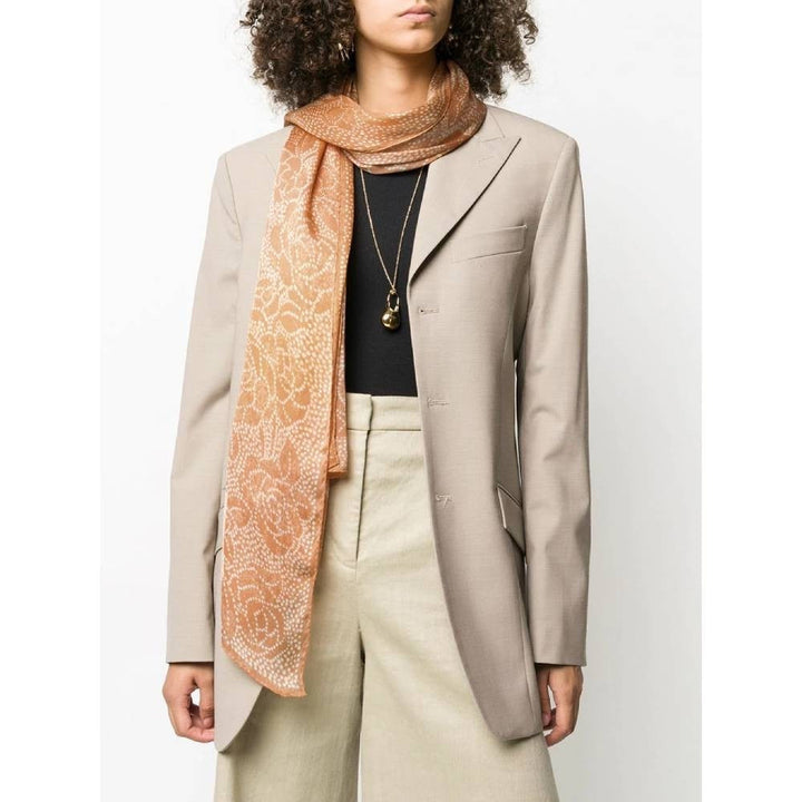 Top Quality Chanel Top Quality Chanel Salmon Pink Silk Scarf