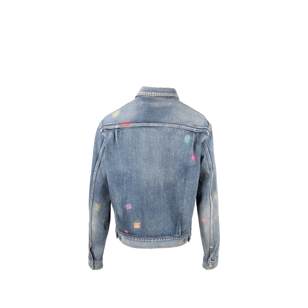 Top quality Dior HOMME Size 50 Boro Denim Jacket Cotton Blue