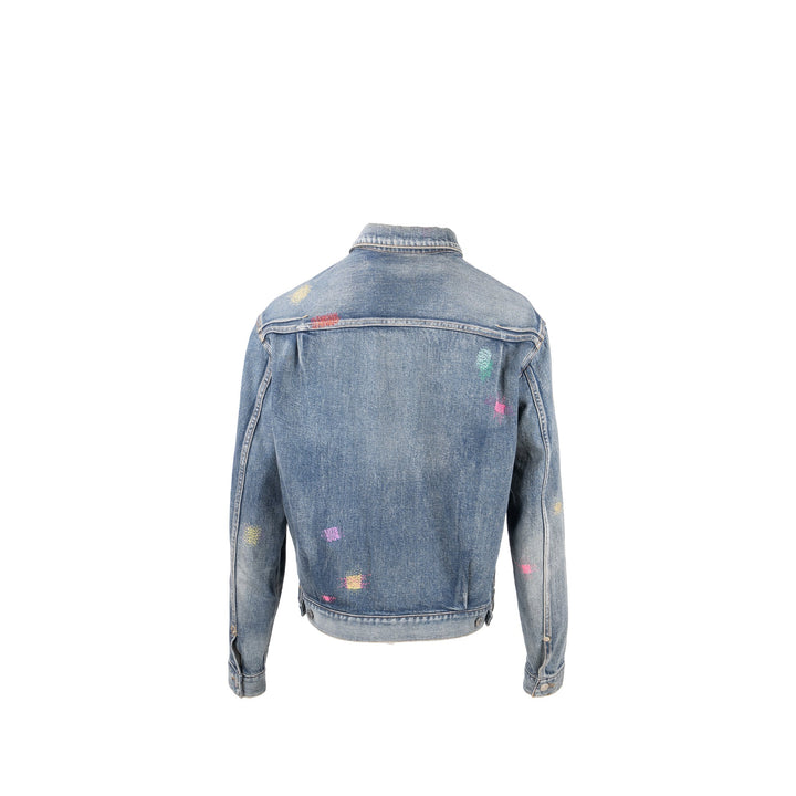 Top quality Dior HOMME Size 50 Boro Denim Jacket Cotton Blue