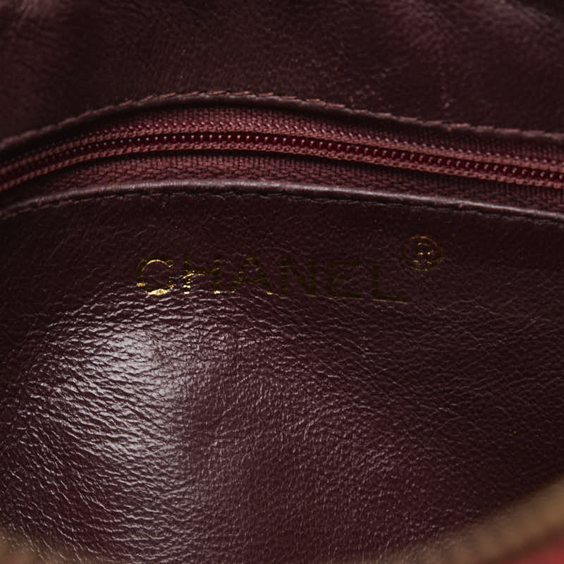 Top Quality Chanel Cocomark Tassel Chain  Shoulder Bag Red Leather  CHANEL