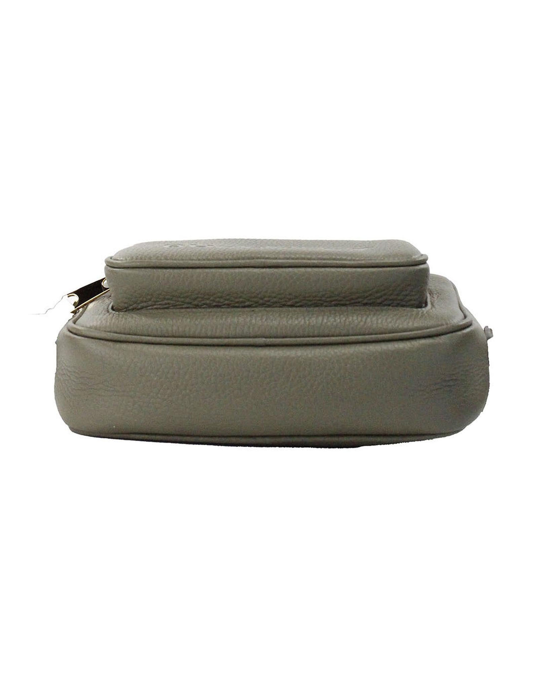 Burberry Green Grainy Leather Camera Crossbody Bag