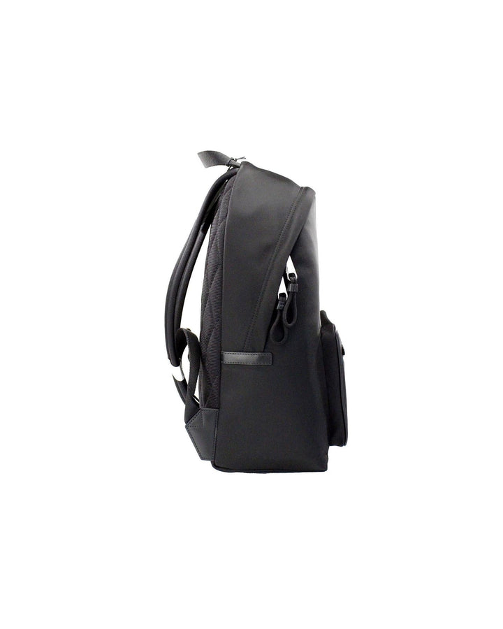 Burberry Black Nylon Backpack with Inner and Outer Zip Pockets and Adjustable Straps