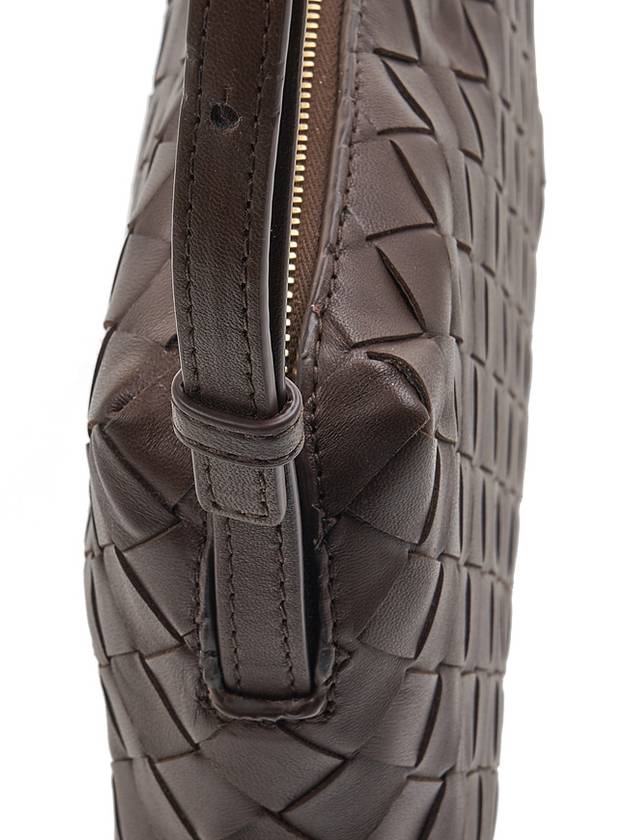 Bottega veneta Intrecciato Leather Cross Bag Brown